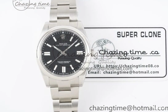 MiroTime 0412 Oyster Perpetual 41mm 124300 KING 1:1 Best Edition 904L Steel Black Dial on SS Bracelet VR Cozy 2082